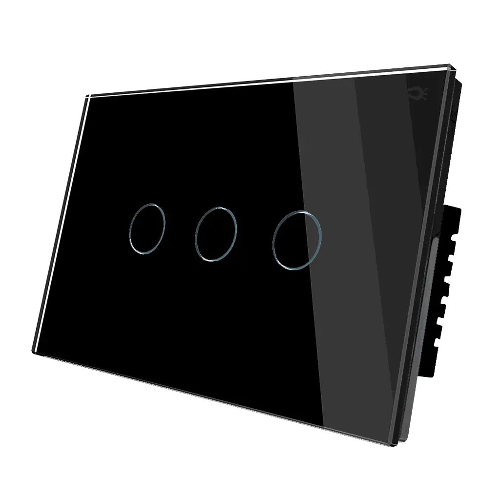 TIC14-INTERRUPTOR TRIPLE SMART HOME BLACK TOUCH WIFI.webp