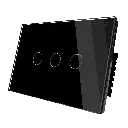 TIC14-INTERRUPTOR TRIPLE SMART HOME BLACK TOUCH WIFI.webp