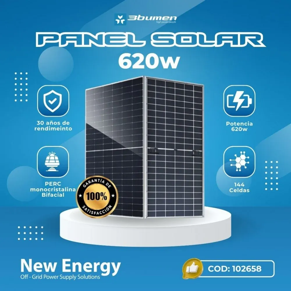 3Bumen Panel Solar Tg 3Bum 620W 3BUM.webp