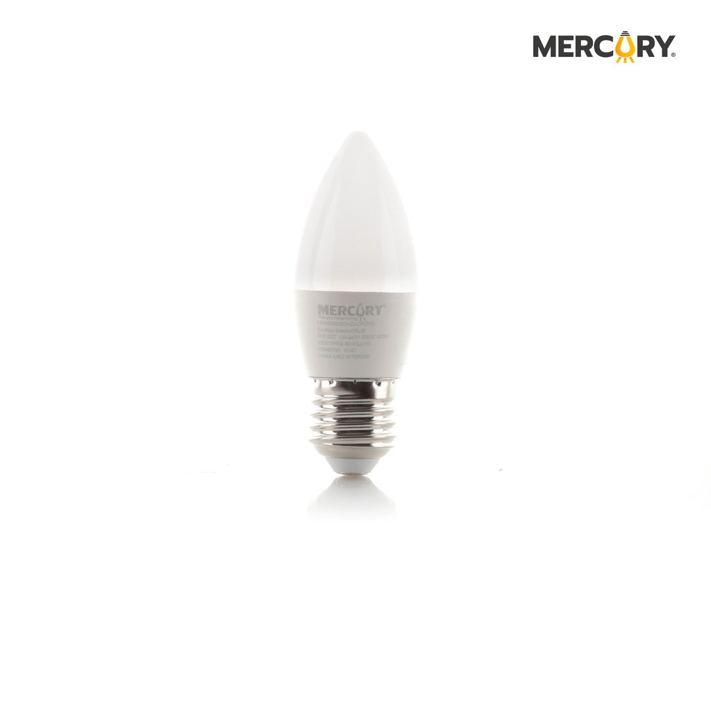 BOMBILLO LED VELA 5W E14 3000K TITANIUM - IBL16
