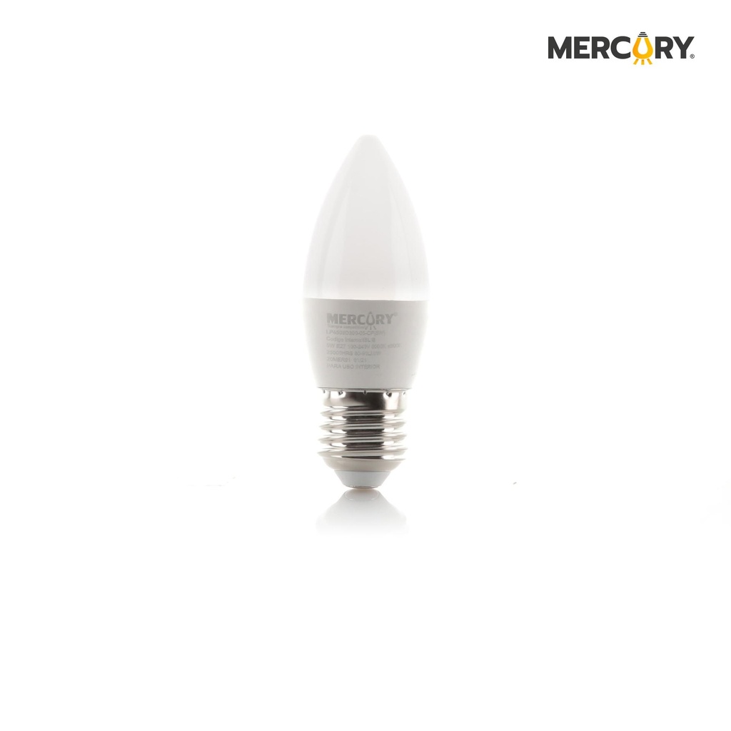 BOMBILLO LED VELA 5W E14 3000K TITANIUM - IBL16
