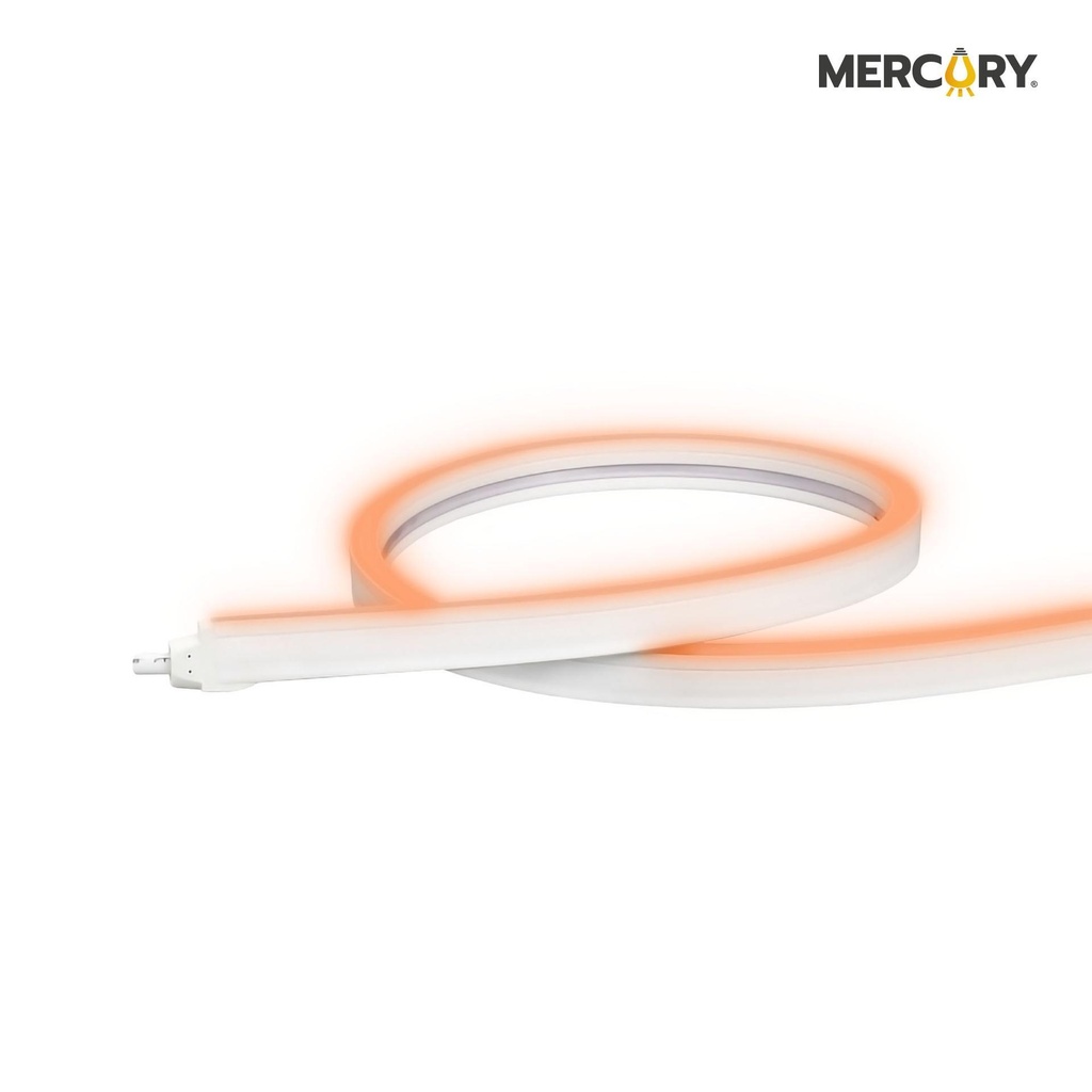[ICL76] Cinta LED Neón Flex 12V Naranja 50 M/Rollo (venta por Metro) IP65 High - Lumen - Mercury Promax ICL76