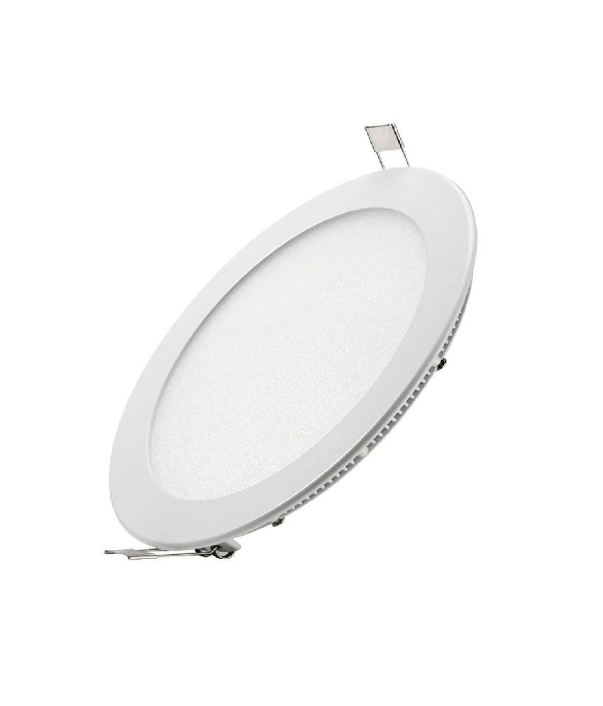 [IPL06] Panel led 18w 8“ blanco redondo 6500k incrustar Mercury Promax - ipl06