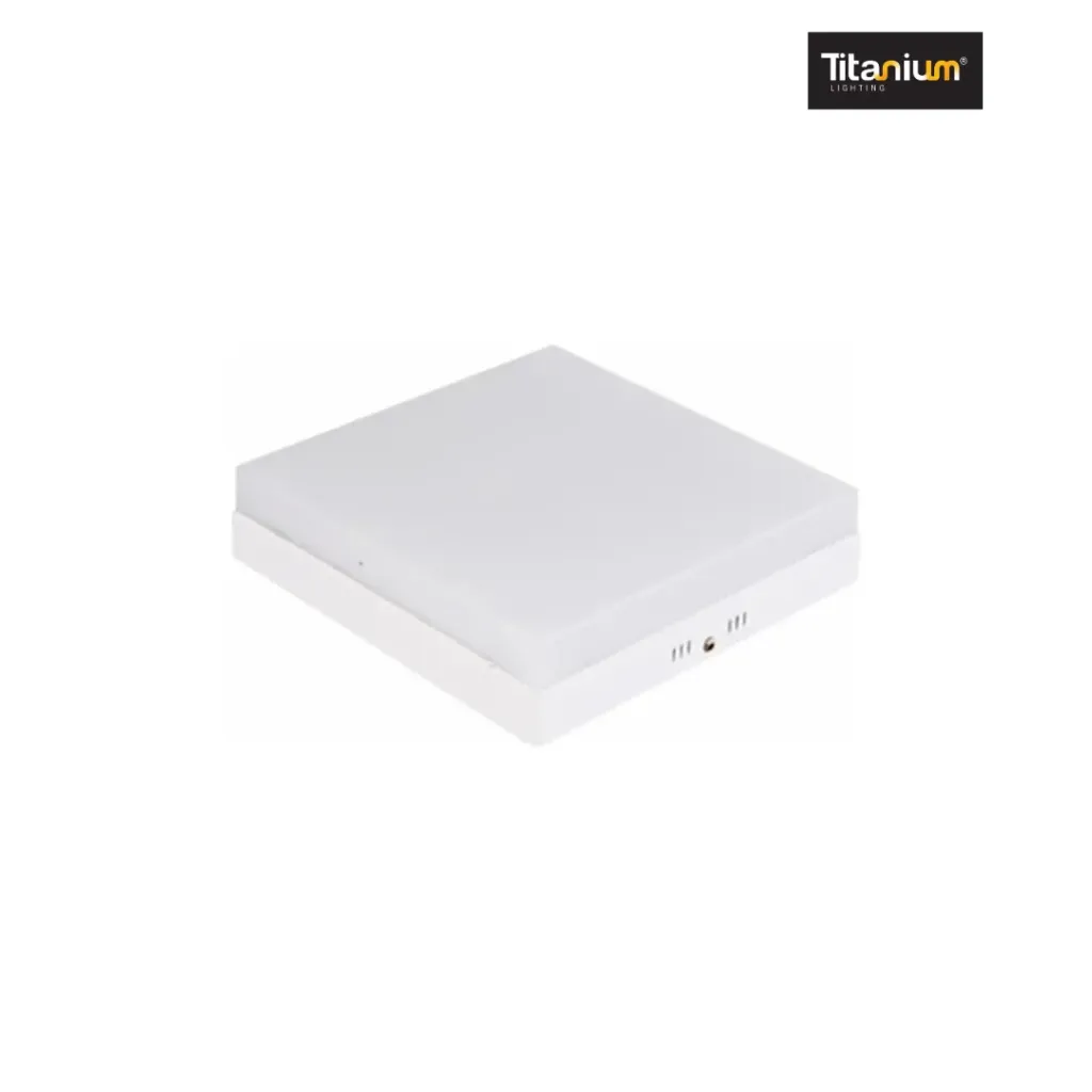 [TTA92] Panel LED Frameless Titanium 18W Blanco Cuadrado Sobreponer 6500K - TTA92
