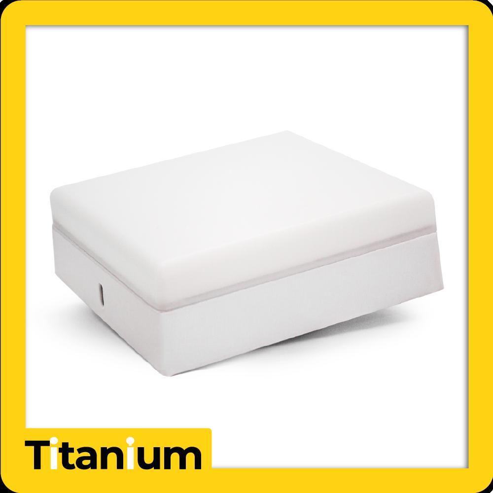 [TTA93] Panel LED Frameless Titanium 24W Blanco Cuadrado Sobreponer 6500K - TTA93