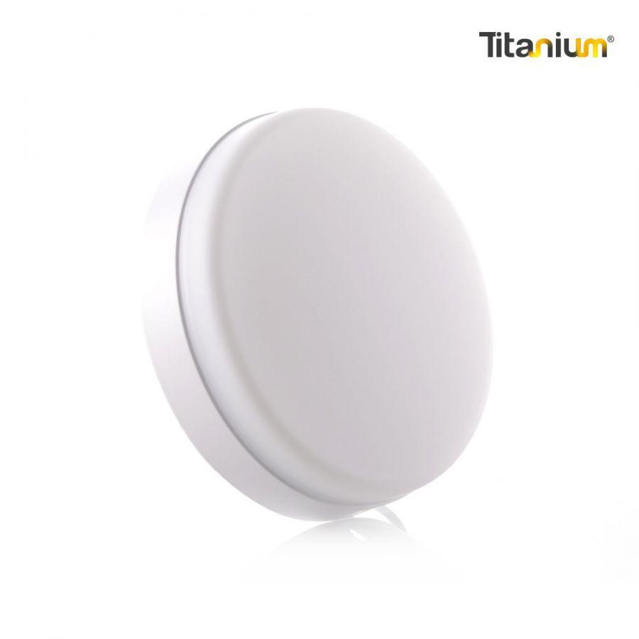 Panel LED Frameless Titanium 24W Blanco Redondo Sobreponer 6500K - TTA89