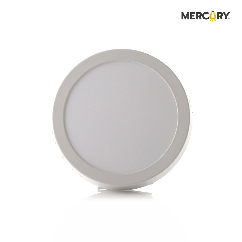Panel LED Redondo 12W 6 Pulgadas Sobreponer Luz Blanca Mercury Promax IPL22