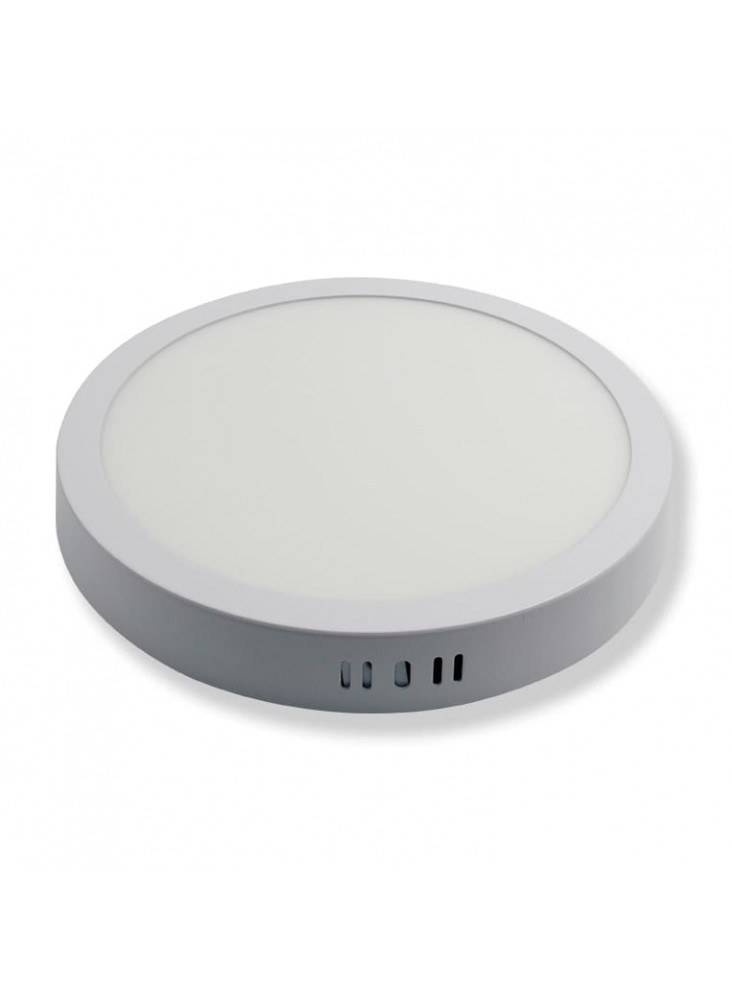 [IPL23] Panel led sobreponer 18w 8" blanco redondo Mercury Promax - ipl23