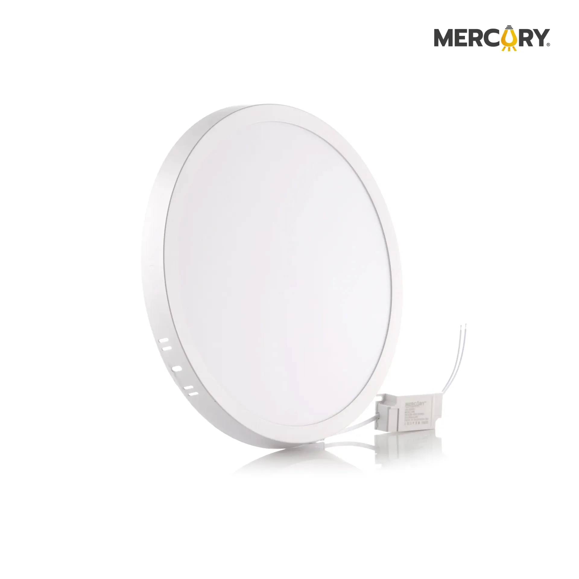 Panel LED Redondo 24W 10 Pulgadas Sobreponer Luz Blanca Mercury Promax IPL24