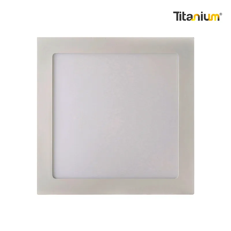 [TTA19] Panel LED Titanium 18W 8" 6500K Cuadrado/Incrustar - TTA19