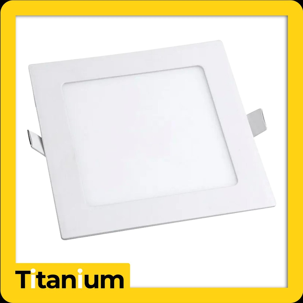 [TTA19] Panel led Titanium 18w 8" 6500k cuadrado/incr - tta19