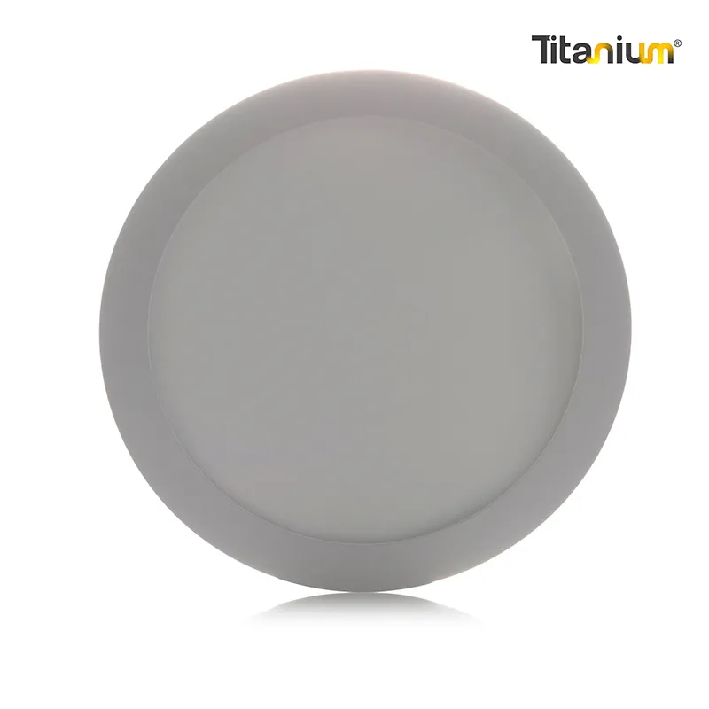 [TTA06] Panel LED Titanium 18W 8" 6500K Redonda de Incrustar - TTA06