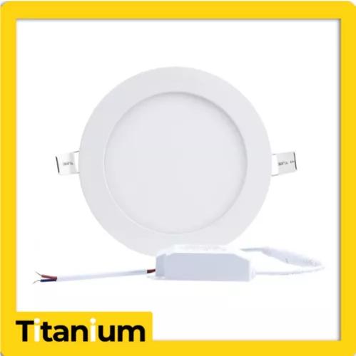 Panel LED Titanium 18W 8" 6500K Redonda de Incrustar - TTA06
