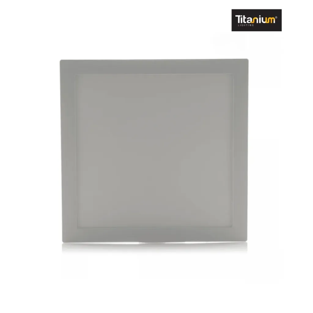 Panel LED Titanium 24W 10" 6500K Cuadrado Incrustar - TTA20