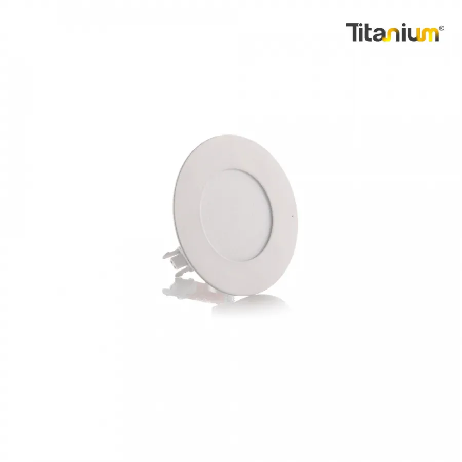 [TTA01] Panel LED Titanium 3W 2.5" 6500K Redonda de Incrustar - TTA01