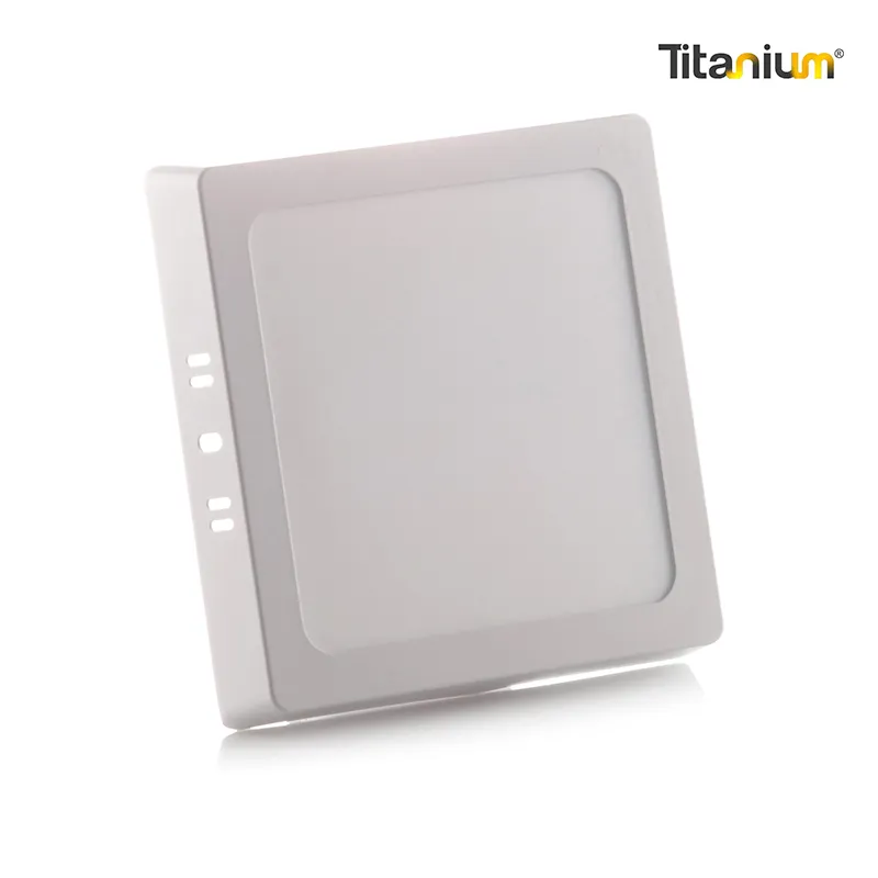 Panel LED Titanium Sobreponer Cuadrado  12W 6" 6500K - TTA26
