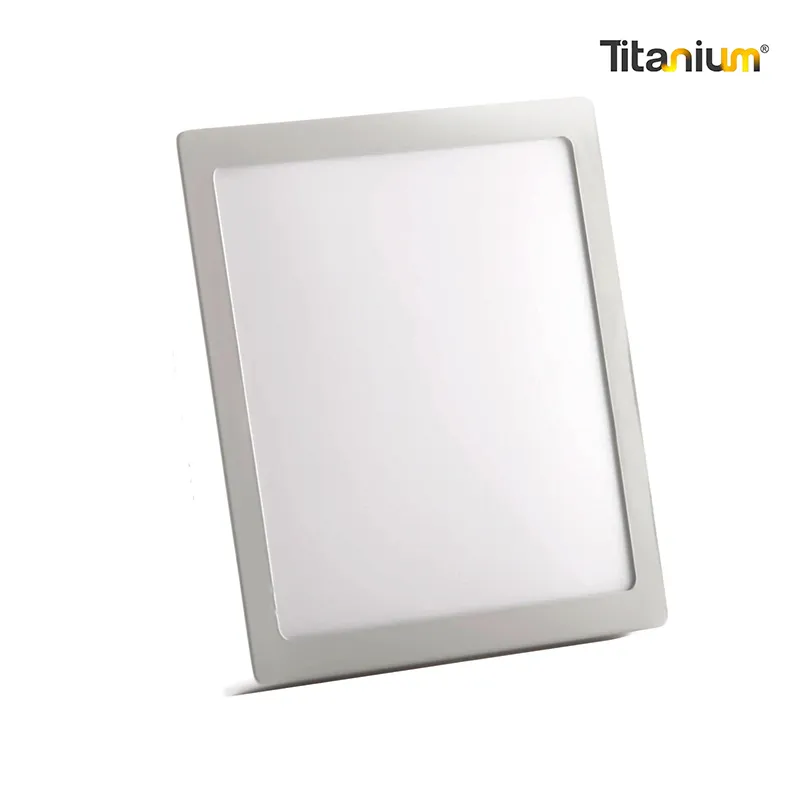 Panel LED Titanium Sobreponer Cuadrado  18W 8" 6500K - TTA27