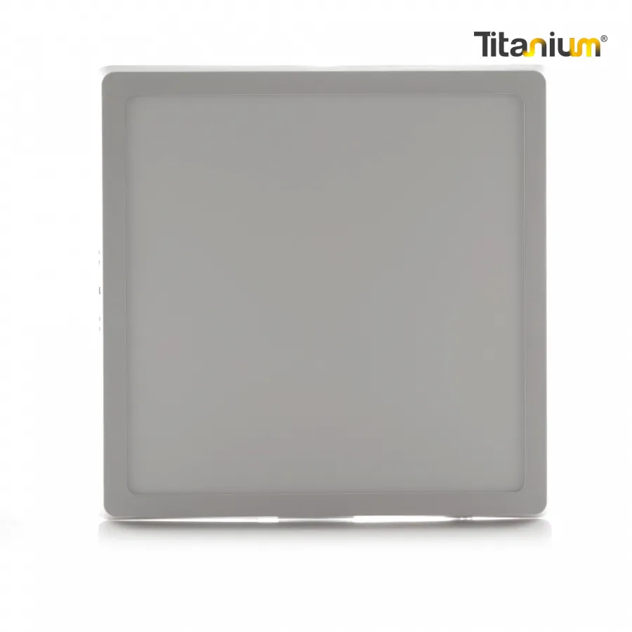 Panel LED Titanium Sobreponer Cuadrado  24W 10" 6500K - TTA28