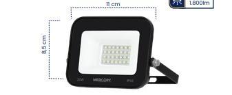 [IRL27] Reflector led tableta Promax línea profesional 6500k - luz blanca Mercury Promax - irl27