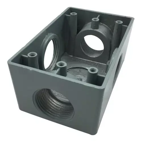 [EMT28] Caja 4x2 5 Salidas RETIE 3/4" - Mercury Promax EMT28