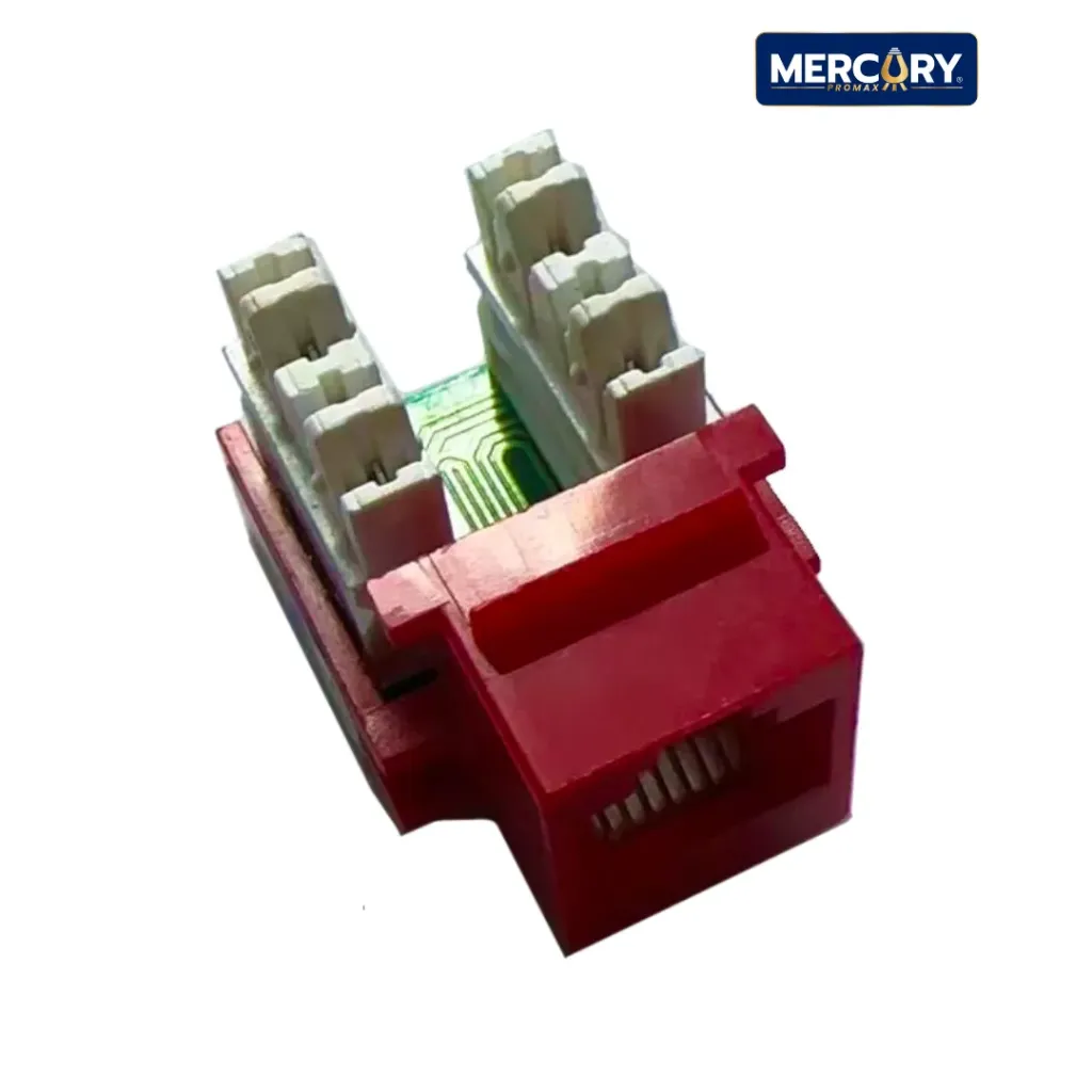 Jack CAT 6 Rojo - Titanium ECA139
