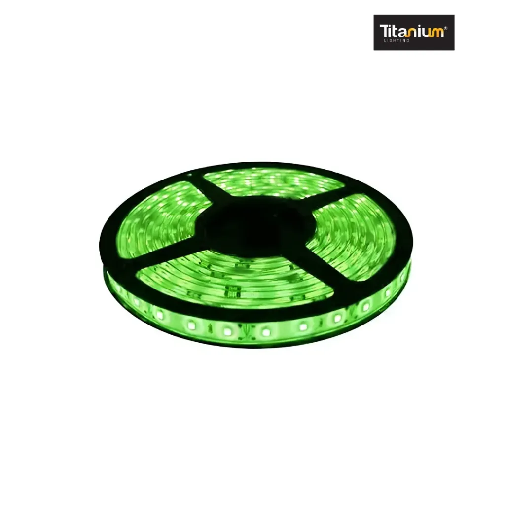 [TTA102] Cinta LED Titanium 12V Verde Rollo *5 M - TTA102