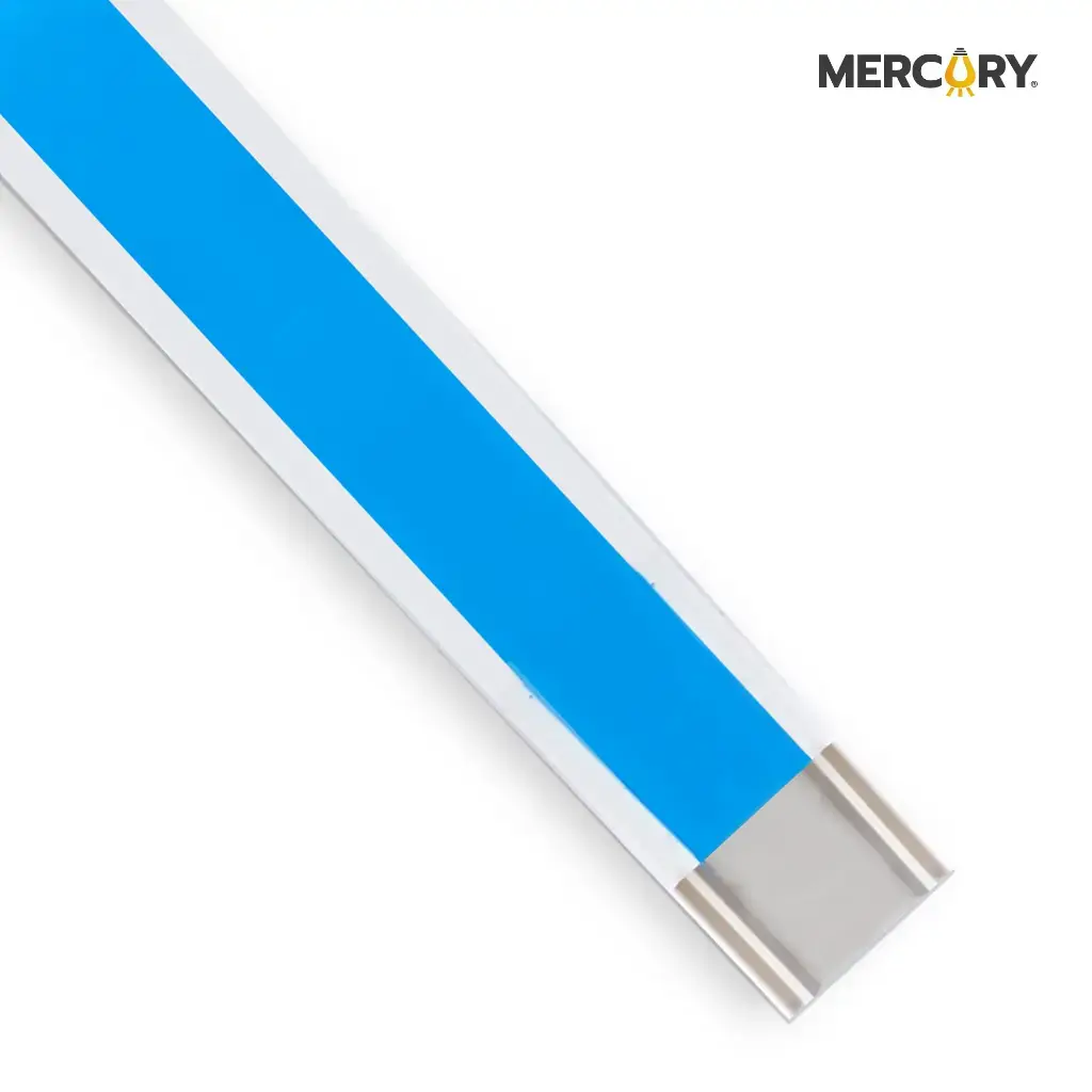 Canaleta Plastica 25 Mm*25 Mm*2 Metros C - Adhesivo Azul - Mercury Promax EMP04