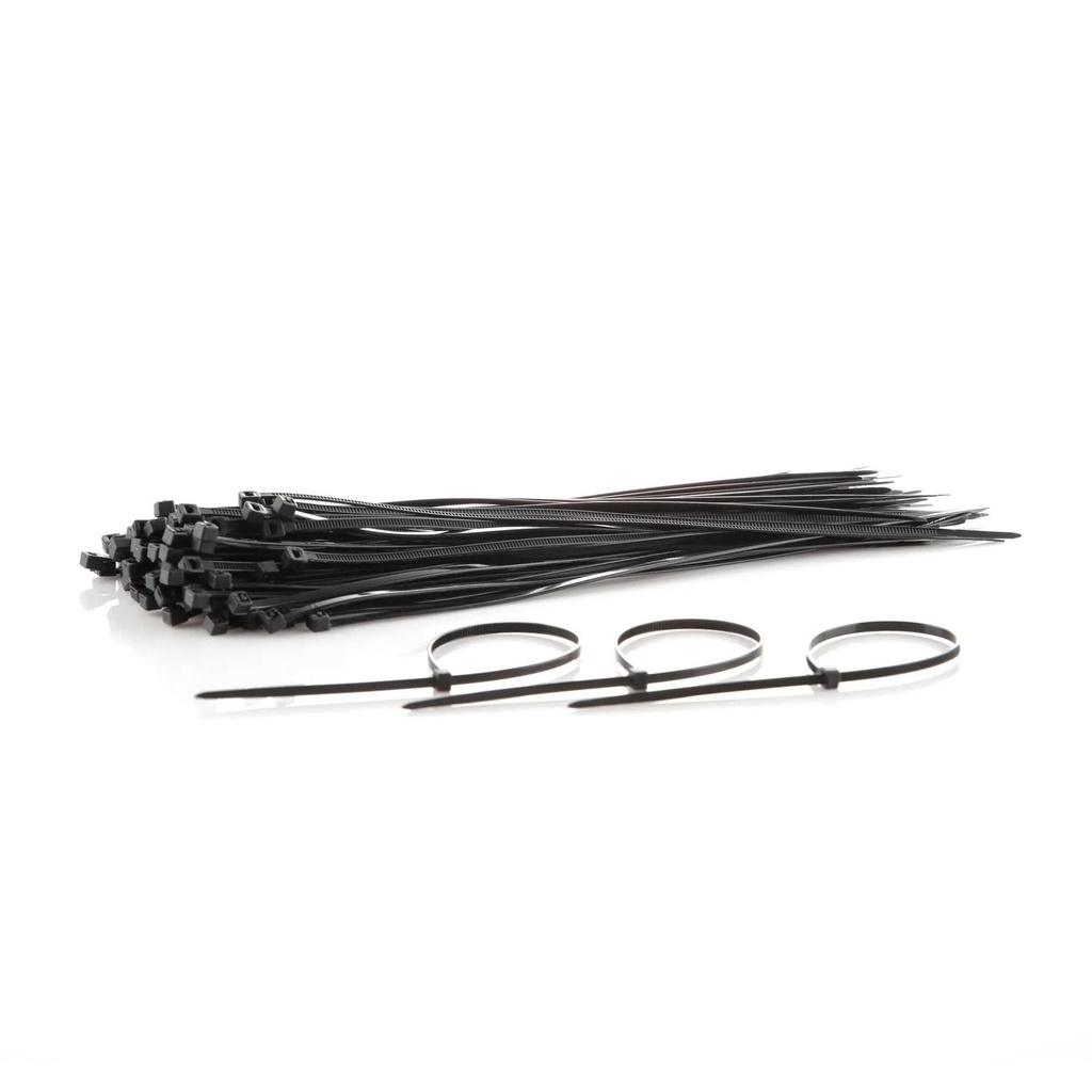 [EMP27x100] Correas de amarre en nylon 10cm x 3.6mm negro x 100unidad Mercury Promax - emp27x100