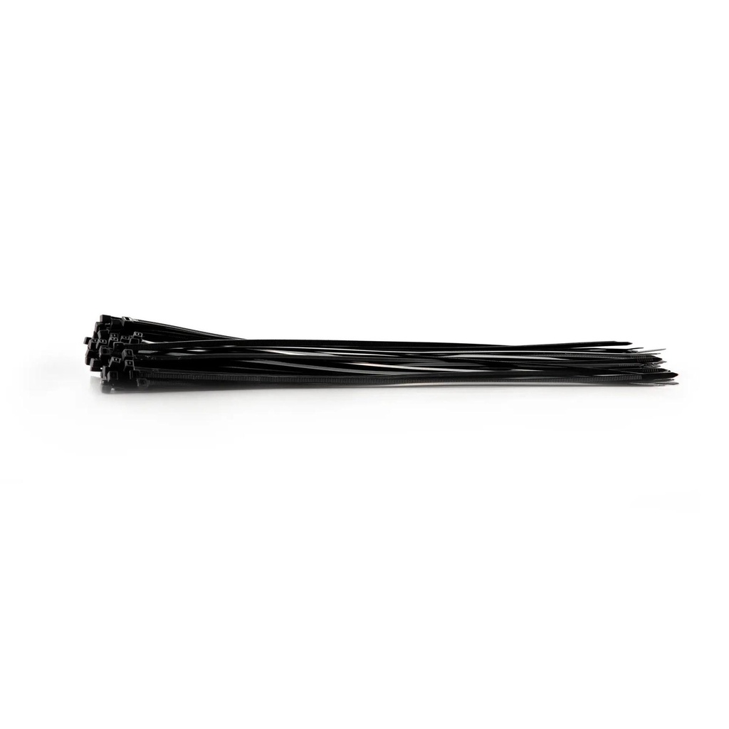 [EMP21x100] Correas de amarre en nylon 40cm x 5mm negro x 100 unidades Mercury Promax - emp21x100