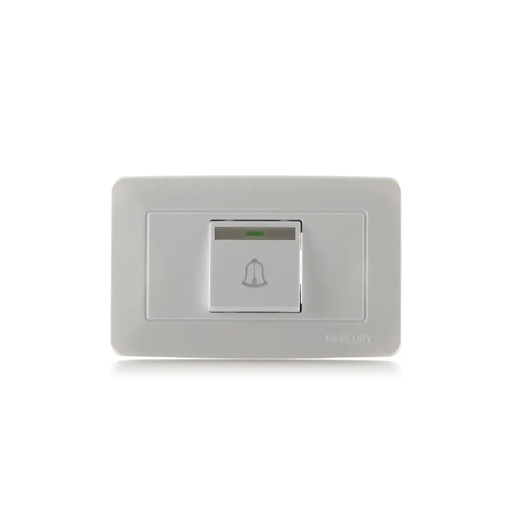 PULSADOR SENCILLO BLANCO 118Z-11 MERCURY PROMAX - ETI13