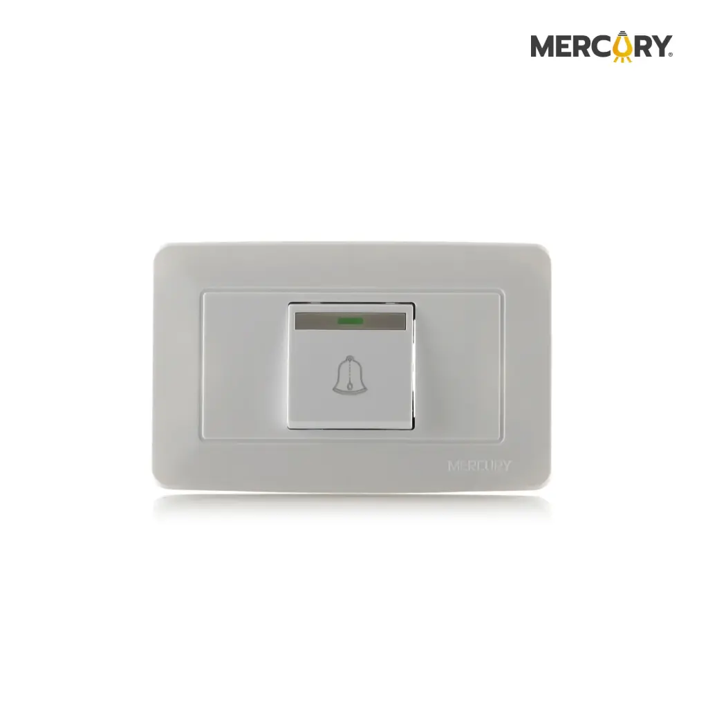 [ETI13] Pulsador Sencillo Blanco 118Z - 11 - Mercury Promax ETI13