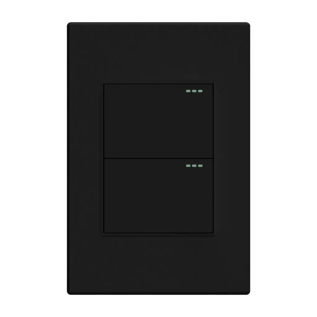 INTERRUPTOR DOBLE CONMUTABLE NEGRO MATE MERCURY PROMAX - ETI162