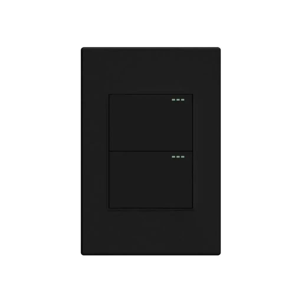 [ETI162] Interruptor doble conmutable negro mate Mercury Promax - eti162