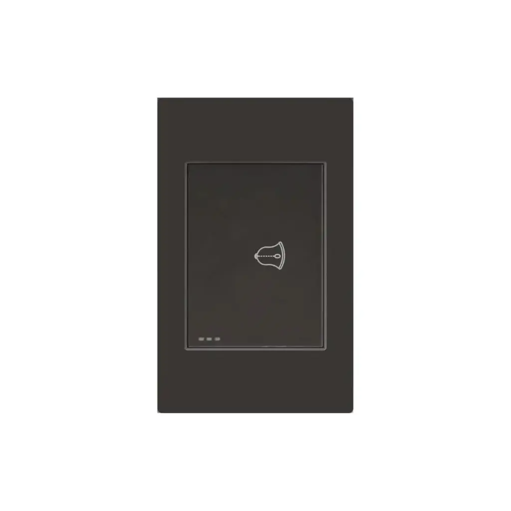 Pulsador Sencillo Negro Mate - Mercury Promax ETI168