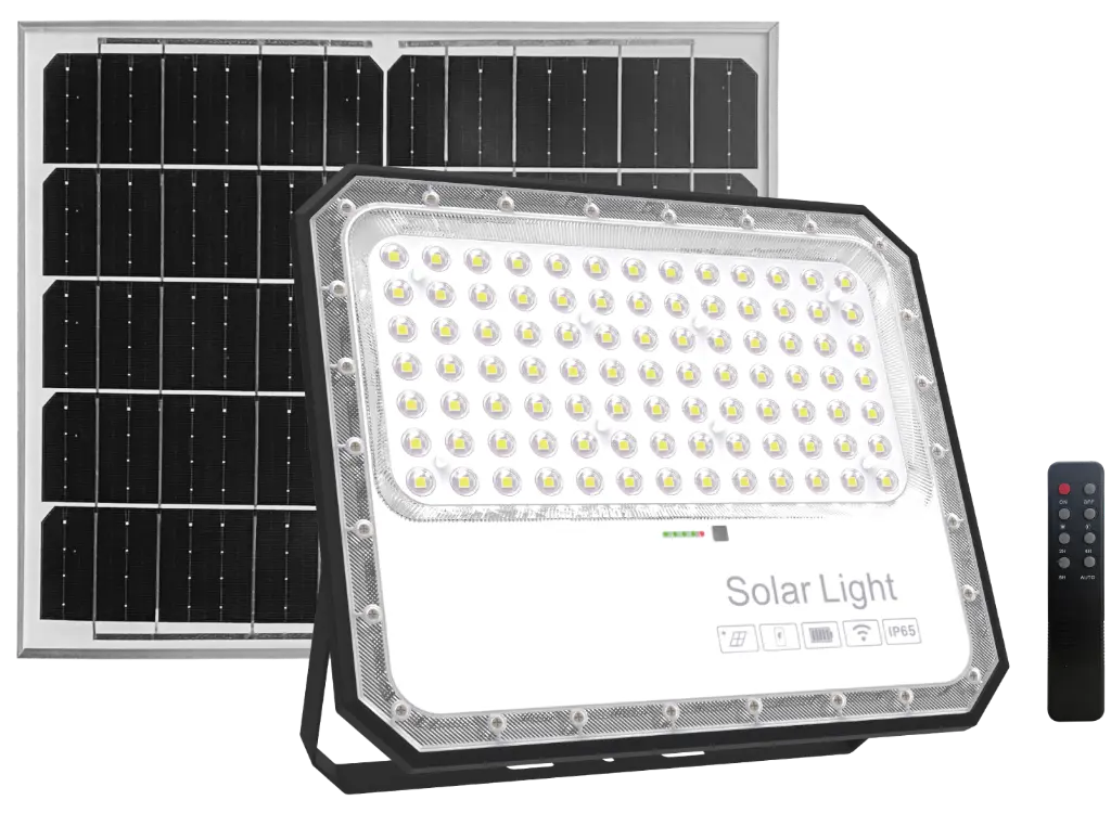 REFLECTOR SOLAR LED 200W IP65 HIGH LUMEN CHIP 6500K C/CONTROL MERCURY PROMAX - ISL79