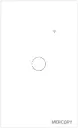 INTERRUPTOR SENCILLO SMART HOME TOUCH WHITE WIFI MERCURY PROMAX - TIC03