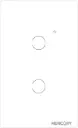 INTERRUPTOR DOBLE SMART HOME TOUCH WHITE WIFI MERCURY PROMAX - TIC04