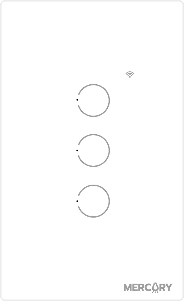 INTERRUPTOR TRIPLE SMART HOME TOUCH WHITE WIFI MERCURY PROMAX - TIC05