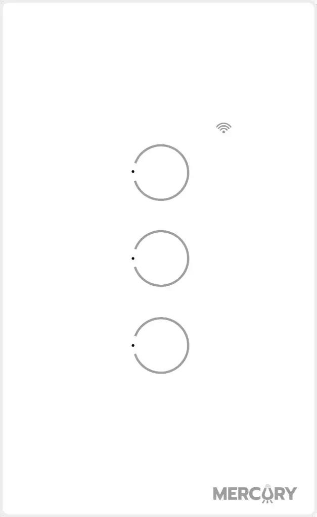 INTERRUPTOR TRIPLE SMART HOME TOUCH WHITE WIFI MERCURY PROMAX - TIC05