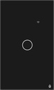 INTERRUPTOR SENCILLO SMART HOME BLACK TOUCH WIFI MERCURY PROMAX - TIC12