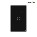 Interruptor Sencillo Smart Home Negro Touch WIFI - Mercury Promax TIC12