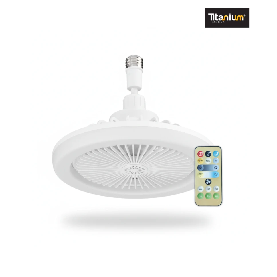 [TTA225] Bombillo LED Con Ventilador CCT Titanium TTA225