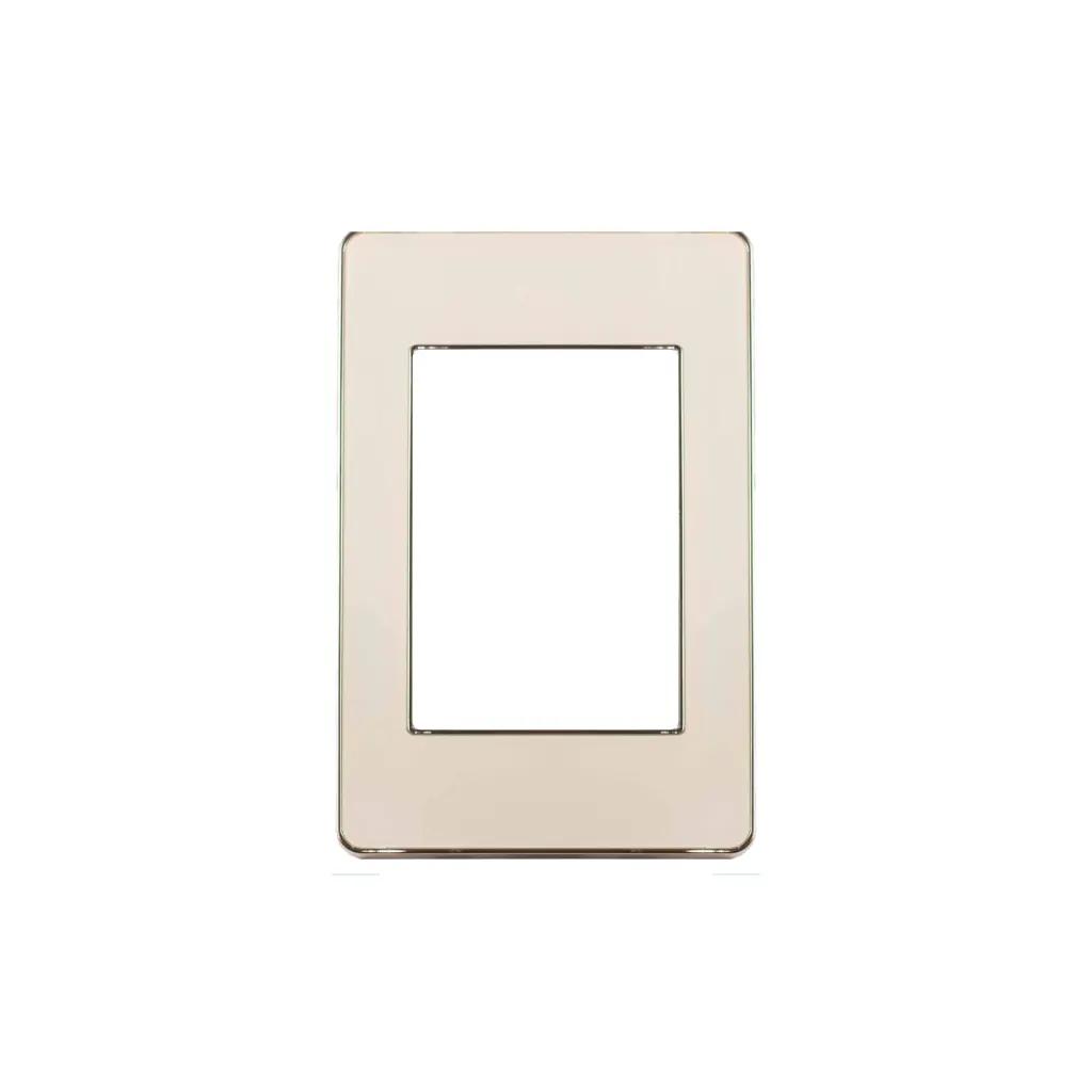 [MT-02AB] Tapa acrilica blanca miletto linea pollux mt-02ab