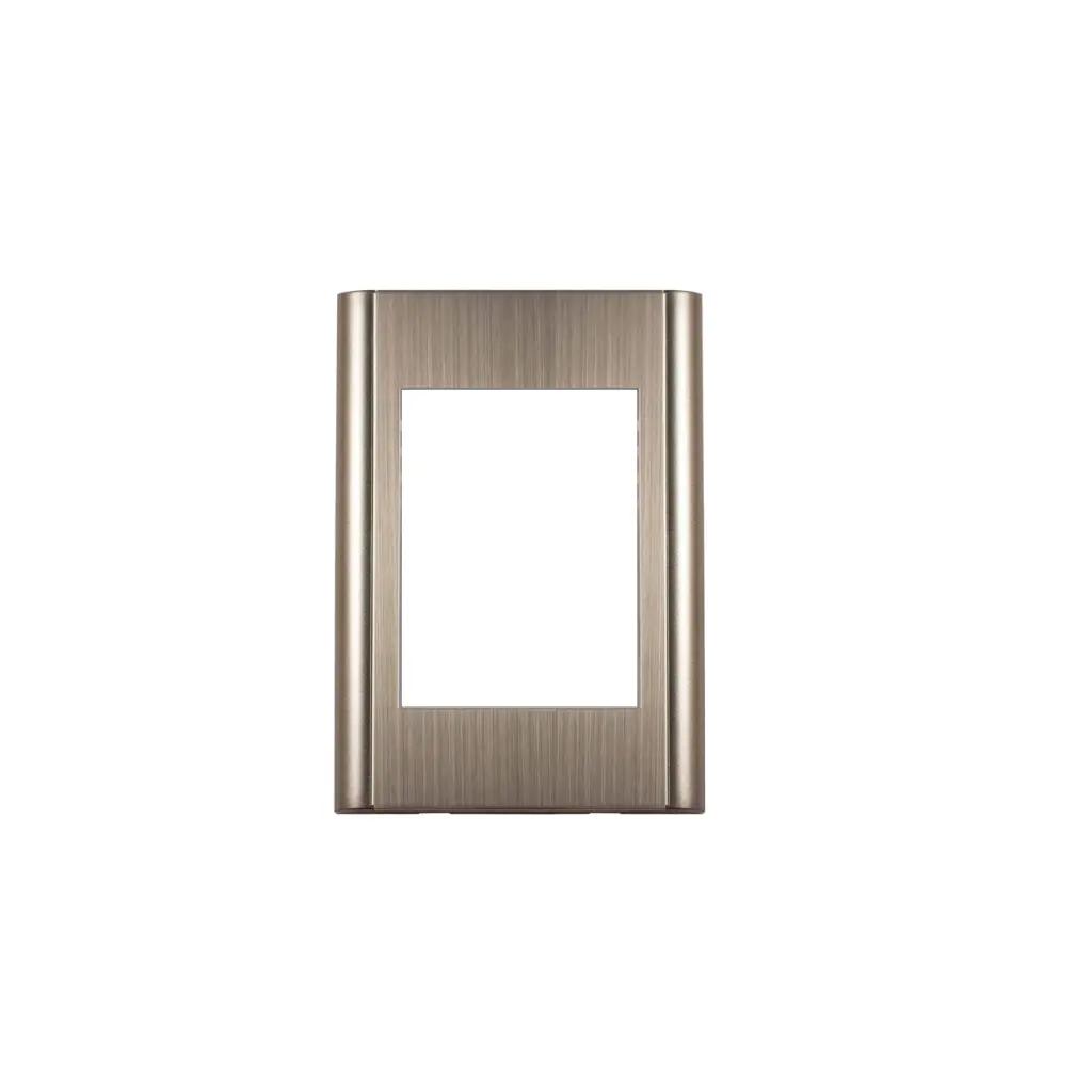 Tapa Acero Inoxidable Borde Negro Miletto Linea Pollux MT-02AIBN