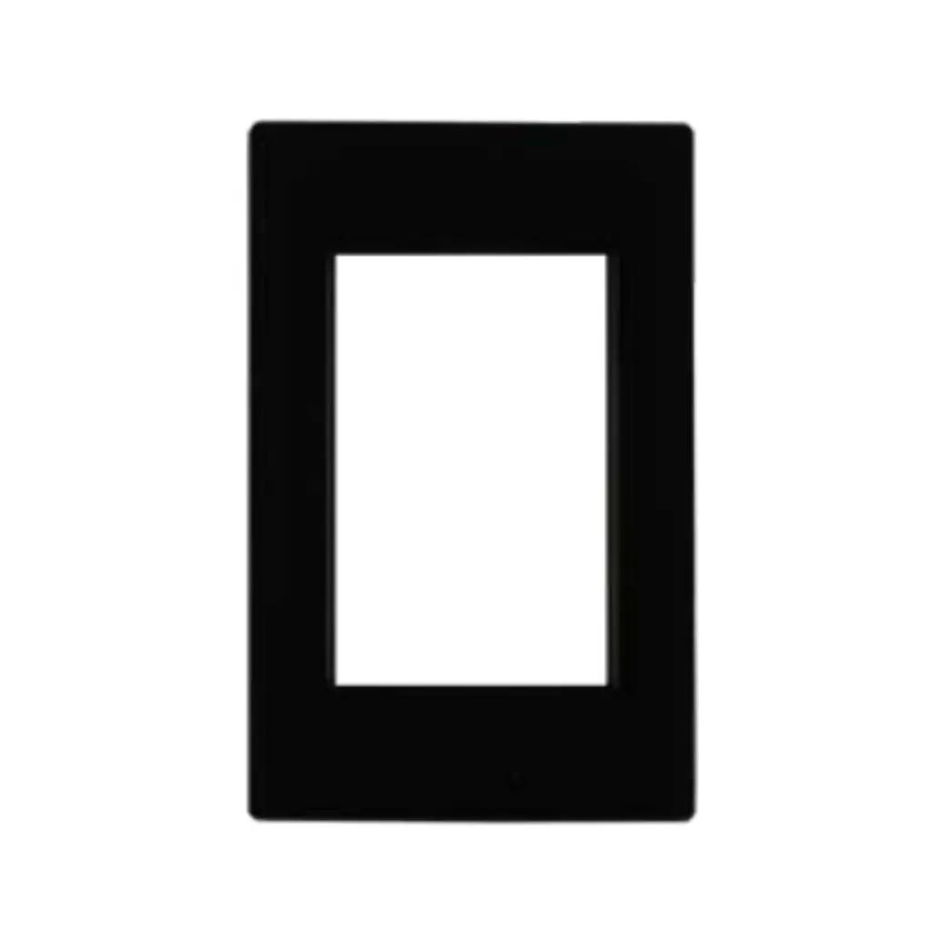 [MT-02AN] Tapa Acrilica Negro Miletto Linea Pollux MT-02AN