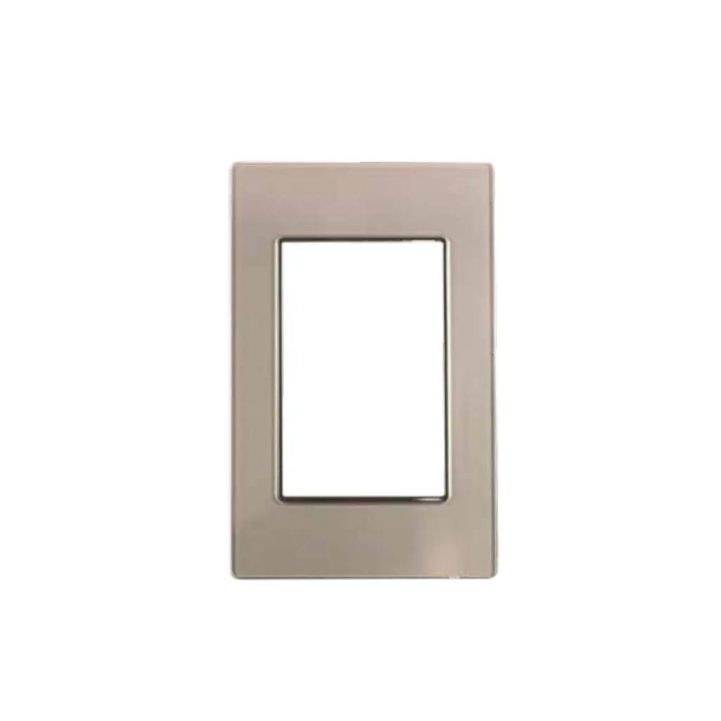 [MT-02AP] Tapa Acrilica Plata y Borde Cromado Miletto Linea Pollux MT-02AP