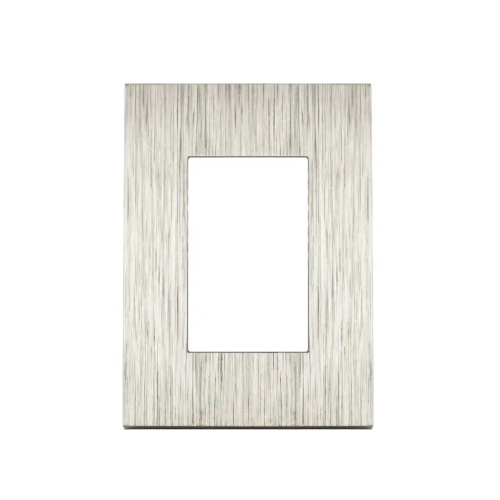 [MT-02PR] Tapa Plata Rayas Miletto Linea Pollux MT-02PR
