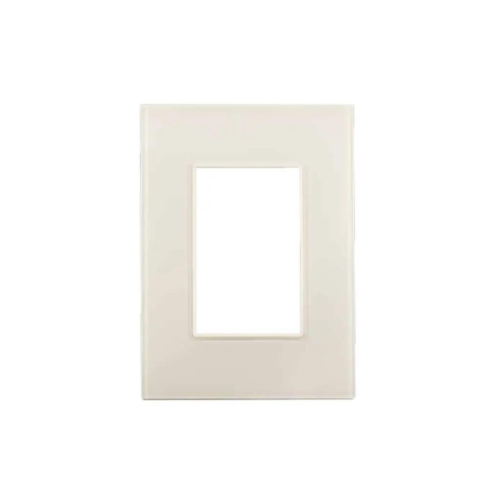 Tapa acrilica blanca grande miletto linea pollux mt-03abg
