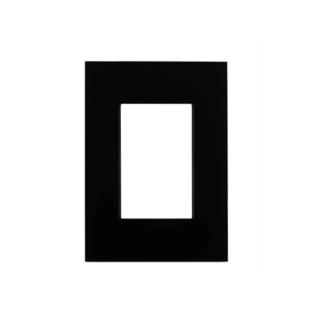 Tapa acrilica negra grande miletto linea pollux mt-03ang