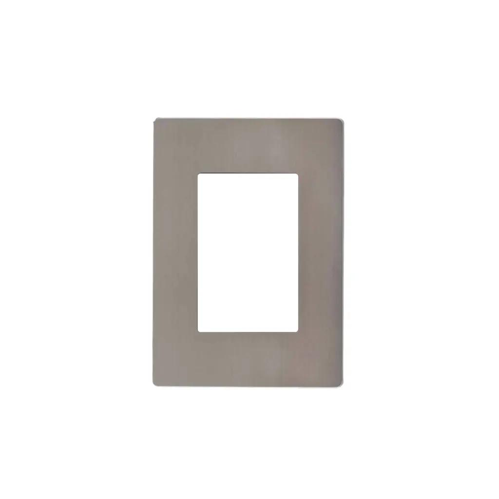 [MT-04AIPG] Tapa Acero Inoxidable Plata Grande Miletto Linea Pollux MT-04AIPG